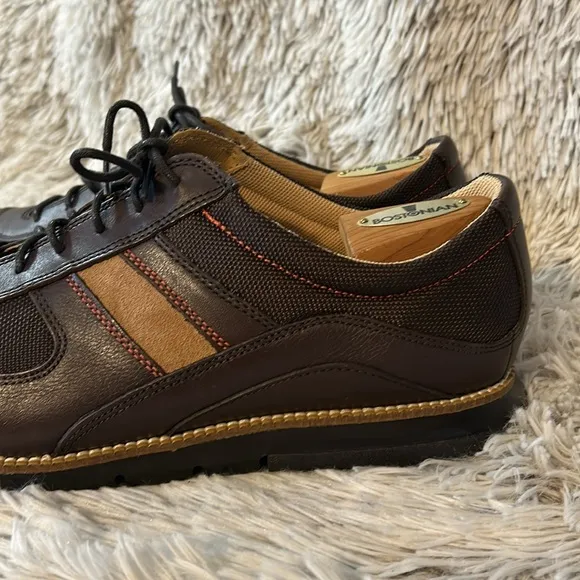 Cole Haan Grand.Os Men’s 10.5 Brown Tan Leather Suede Sneakers Casual Shoes