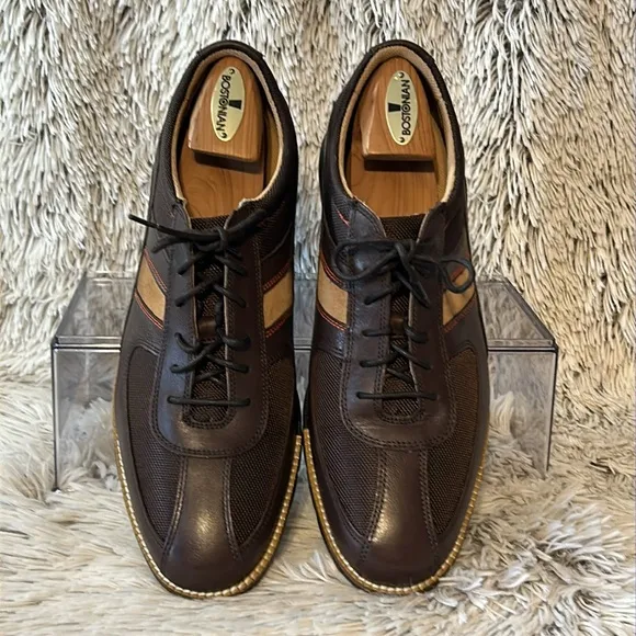 Cole Haan Grand.Os Men’s 10.5 Brown Tan Leather Suede Sneakers Casual Shoes