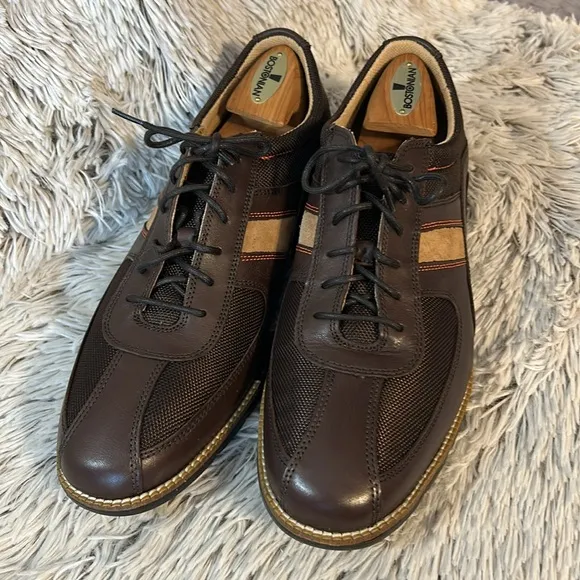 Cole Haan Grand.Os Men’s 10.5 Brown Tan Leather Suede Sneakers Casual Shoes