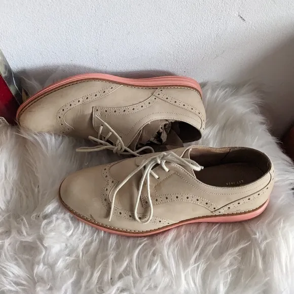 Cole Haan Lunargard Waterproof Leather Wingtip Oxford Shoes