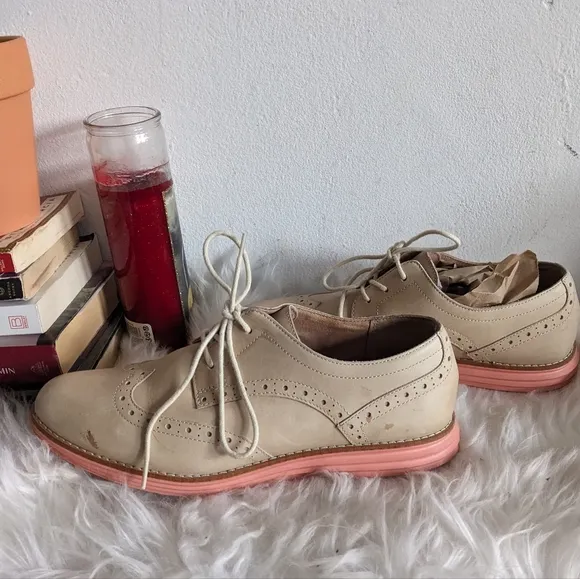Cole Haan Lunargard Waterproof Leather Wingtip Oxford Shoes