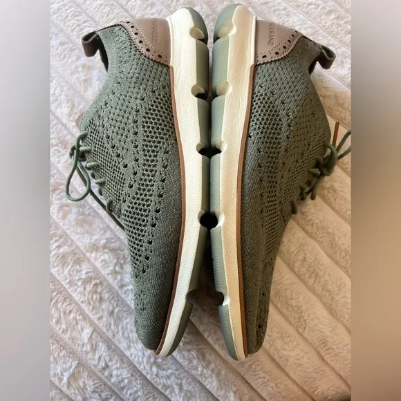 Cole Haan Mens 4.Zerogrand Stitchlite Oxford Tea Leaf/Oil Green