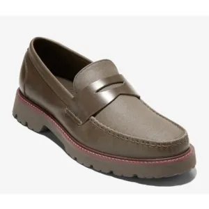 Cole Haan Men's American Classic Penny Loafer Olive Green Size 11.5/12 Wide NIB