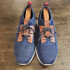 COLE HAAN Men's Blue and Brown Casual Shoes