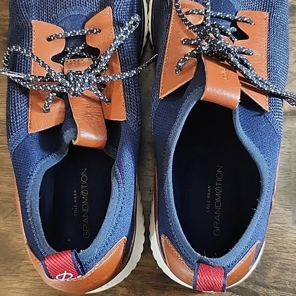 COLE HAAN Men's Blue and Brown Casual Shoes