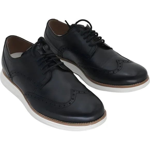 Cole Haan Men's OriginalGrand Wingtip Oxford Black C26469 Size 9 Wide