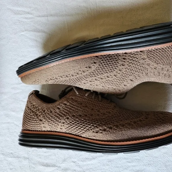 Cole Haan Original Grand Stitchlight Wingtip Oxford Choc Truffle Sz 8.5 Shoes