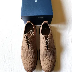 Cole Haan Original Grand Stitchlight Wingtip Oxford Choc Truffle Sz 8.5 Shoes