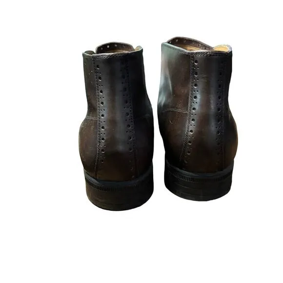 Cole Haan shoes men's chukka boots dark brown leather dress shoes sz 10.5