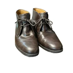 Cole Haan shoes men's chukka boots dark brown leather dress shoes sz 10.5