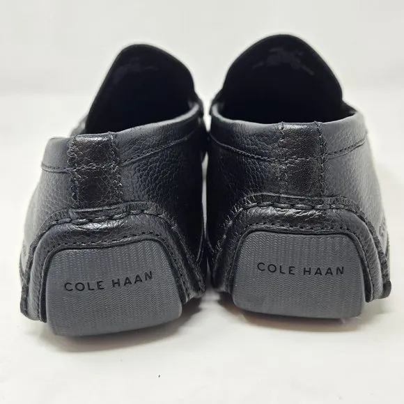 Cole Haan Wyatt Men's 7M Black Leather Penny Driver Loafers Shoes C38479