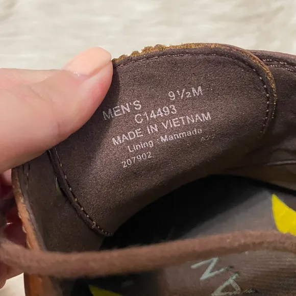Cole Haan Zerogrand Wingtip Oxford Brown Leather British Tan Sneaker Shoes