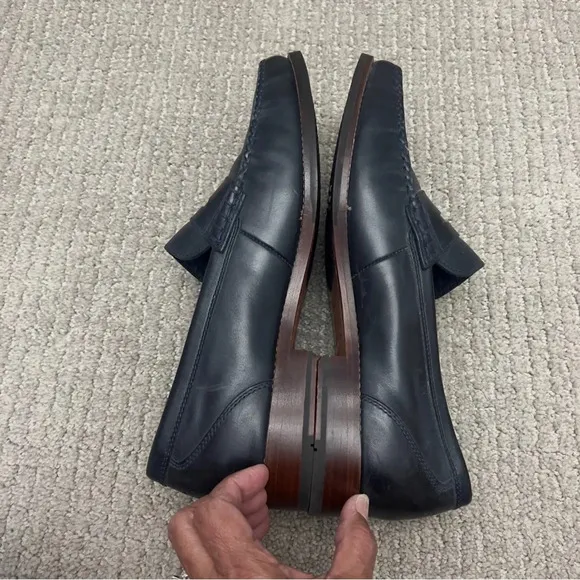 Colehaan size 9.5 Pinch blue leather shoes