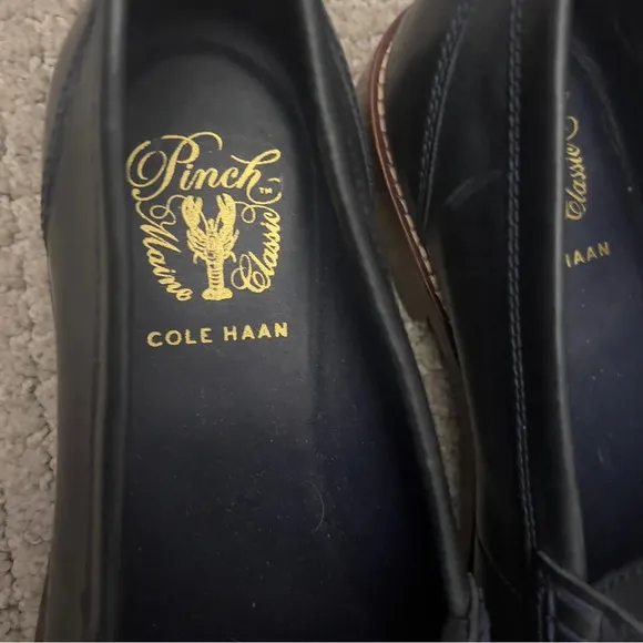Colehaan size 9.5 Pinch blue leather shoes