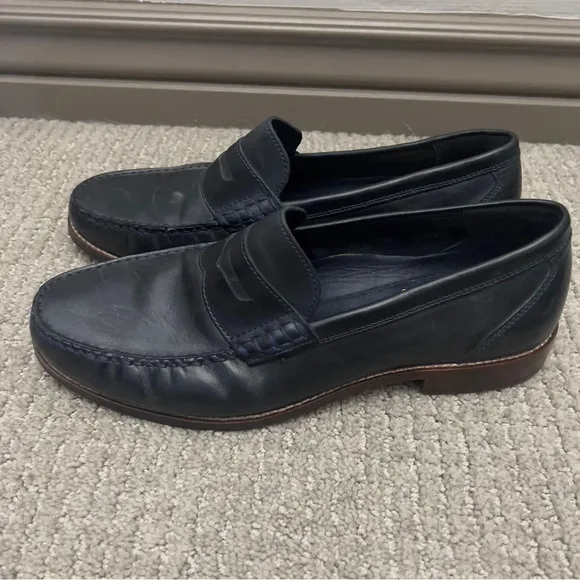 Colehaan size 9.5 Pinch blue leather shoes