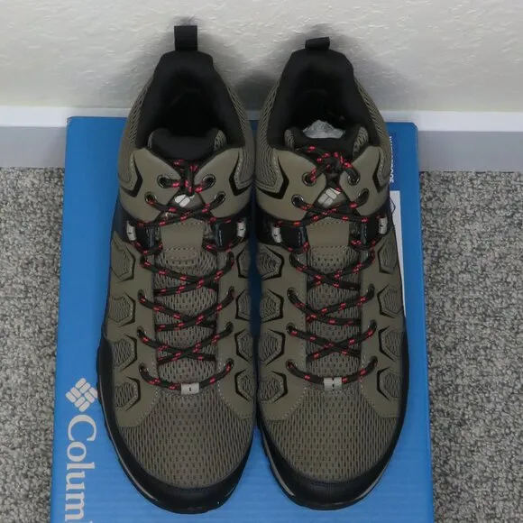 Columbia* Men's Granite Trail Mid Waterproof Mud-Black Color Shoe~ Size 12‎ WIDE