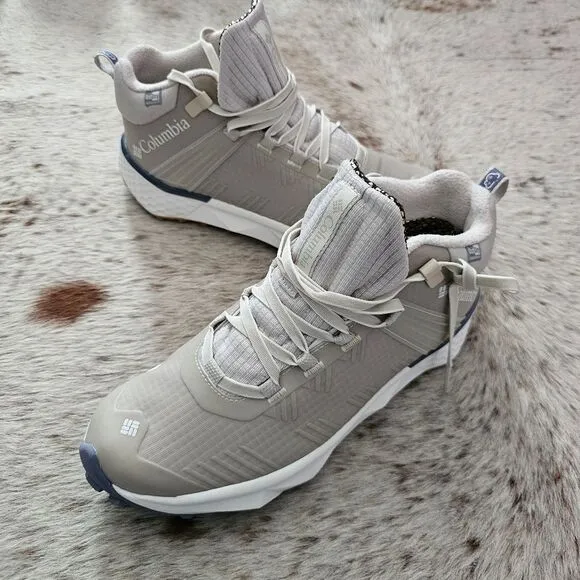Columbia Facet 75 Equinox Women's Waterproof Hiking Shoes Light Grey NEW