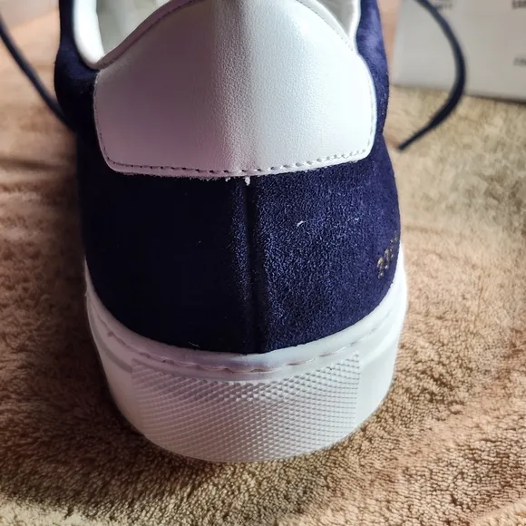 Common Projects NEW WITH BOX Retro Low In Suede BLUE