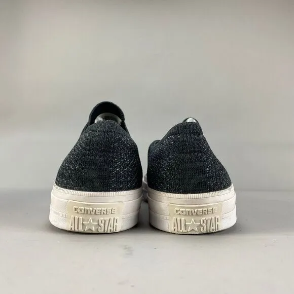 Converse All Star Flyknit Low Men’s Size 10 Black Casual Sneakers Lace Up Shoes
