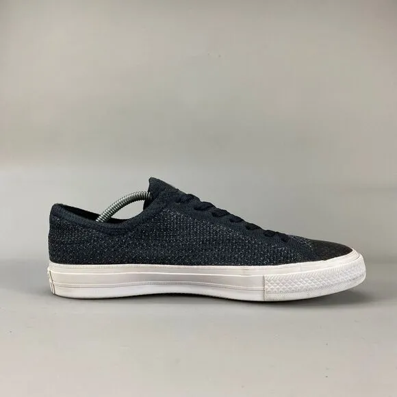 Converse All Star Flyknit Low Men’s Size 10 Black Casual Sneakers Lace Up Shoes