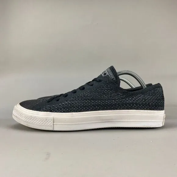 Converse All Star Flyknit Low Men’s Size 10 Black Casual Sneakers Lace Up Shoes