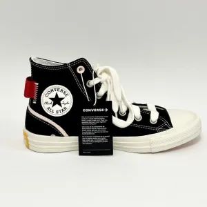 Converse Chuck Taylor All Star Black Red High Top Sneaker A07118C Size 8 Women