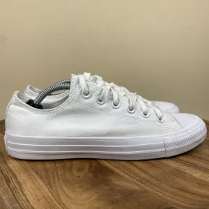 Converse Chuck Taylor All Star Womens Triple White Size 8.5 Low Top Shoes