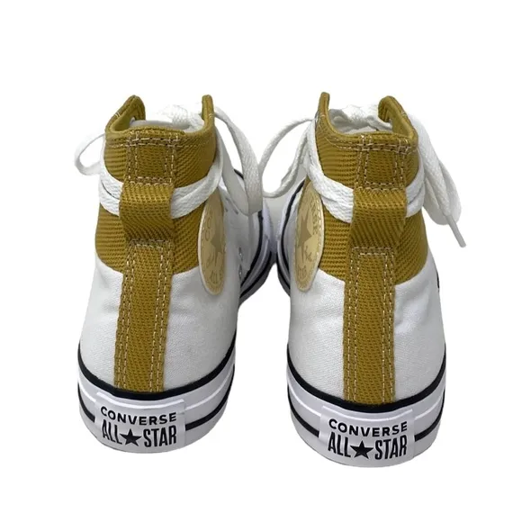 Converse Chuck Taylor High Top Sneakers Casual Men's Shoes White Sesame A04511F