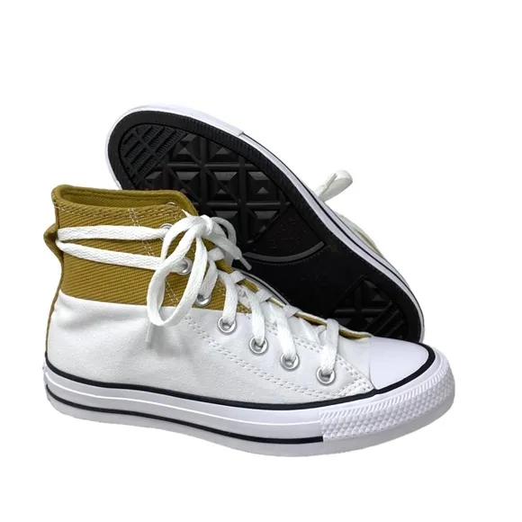 Converse Chuck Taylor High Top Sneakers Casual Men's Shoes White Sesame A04511F