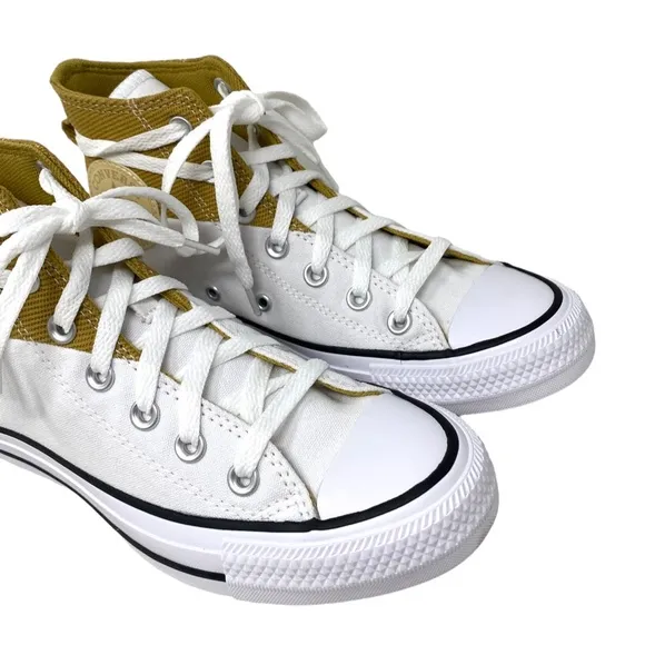Converse Chuck Taylor High Top Sneakers Casual Men's Shoes White Sesame A04511F