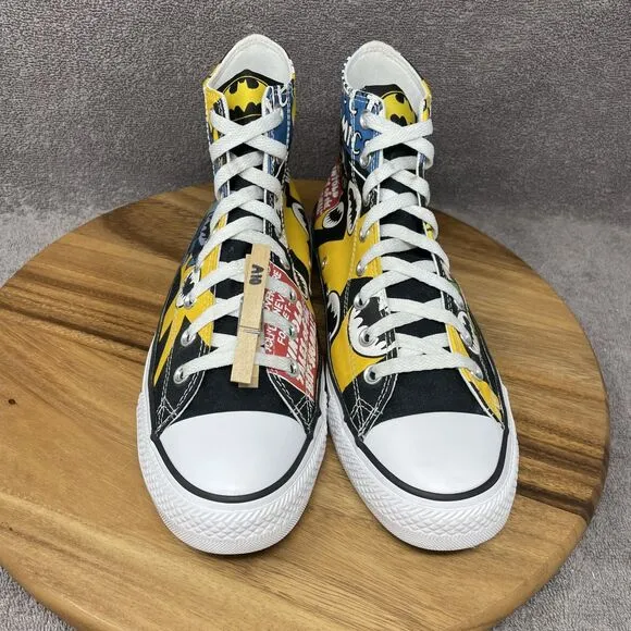 Converse CTAS Hi DC Comics 80 Years Batman Robin Men's Size 9 Casual Shoes