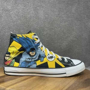 Converse CTAS Hi DC Comics 80 Years Batman Robin Men's Size 9 Casual Shoes