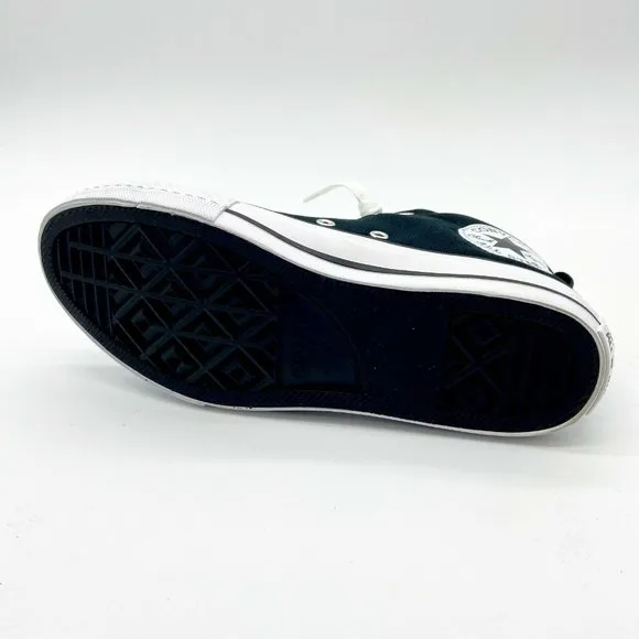 Converse CTAS Street Mid Black Khaki White Kids Casual Shoes 667212F