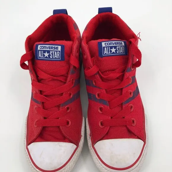 Converse Red &amp; Blue Athletic Sneakers | Made in Indonesia