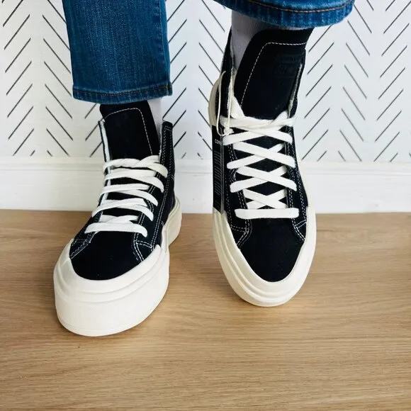 🤩Converse Women Shoes Chuck Taylor All Star Hi Size 8.5 Sneakers Black A04689C