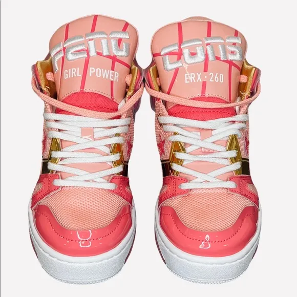 Converse Women's ERX 260 Mid Calypso Coral Apricot Blush Shoes 565601C Size 5.5