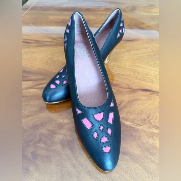 COPY - New ‼️American Duchess 1920s reproduction shoes ‼️Gold Heel Height 2.5 …