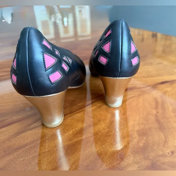 COPY - New ‼️American Duchess 1920s reproduction shoes ‼️Gold Heel Height 2.5 …