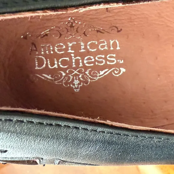 COPY - New ‼️American Duchess 1920s reproduction shoes ‼️Gold Heel Height 2.5 …