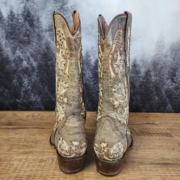 Corkys Girl by Corkys Santa Fe Embroidered Studded Western Cowgirl Boots | US 7