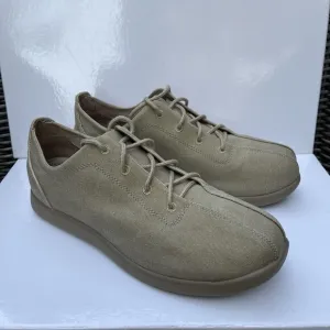 Crocs Venture Canvas Khaki Minimalist Oxford Lace Up Shoes Men's Size 12 NWOB