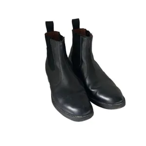 Dack's Leather Slip-on Chelsea Boots Shoes Mens 8 Black Versatile Modern Classic