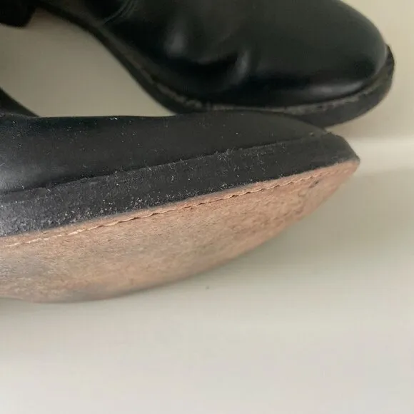 Dack's Leather Slip-on Chelsea Boots Shoes Mens 8 Black Versatile Modern Classic