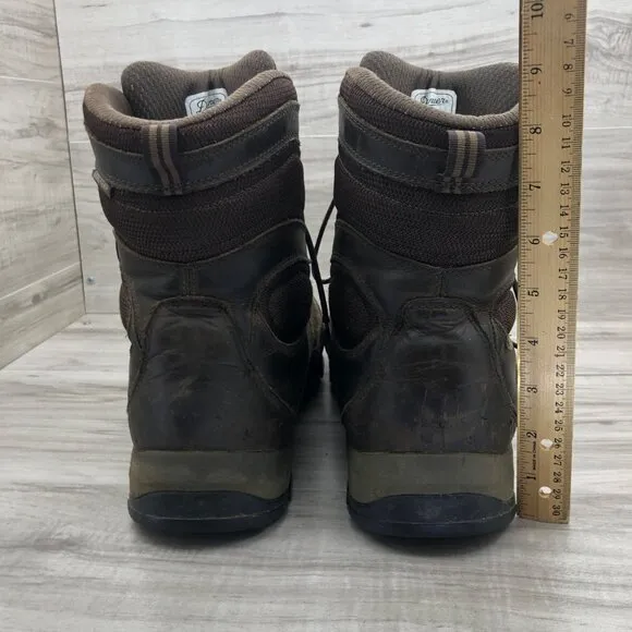 Danner Boots Mens 12 High Ground Brown Leather Lace Up Outdoor Shoes