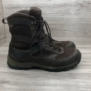 Danner Boots Mens 12 High Ground Brown Leather Lace Up Outdoor Shoes