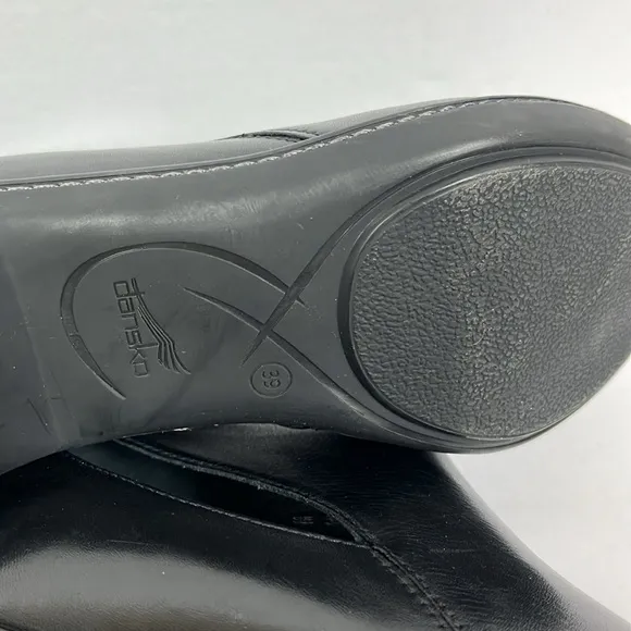 Dansko Bonita cutout smooth leather shoes / ankle booties