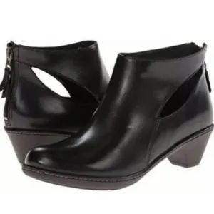 Dansko Bonita cutout smooth leather shoes / ankle booties