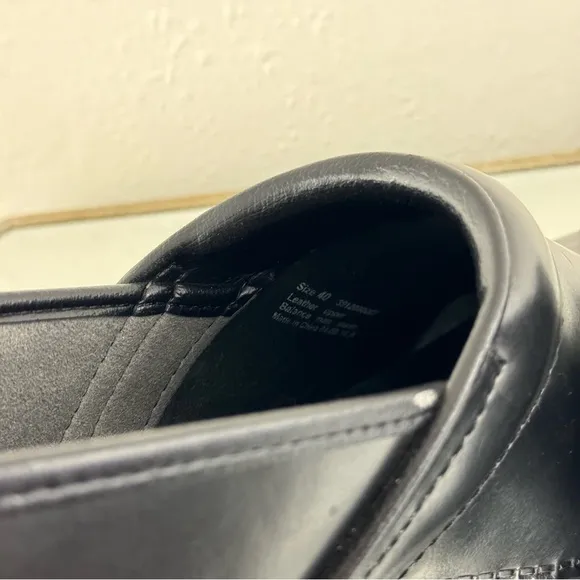 DANSKO Matte Black Leather Professional XP Waterproof Nurse Slip On Shoe Clog