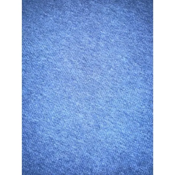 Dark Blue Light Blue Mens Quarter Zip Pullover Reversible Sweater Cotton Size XL