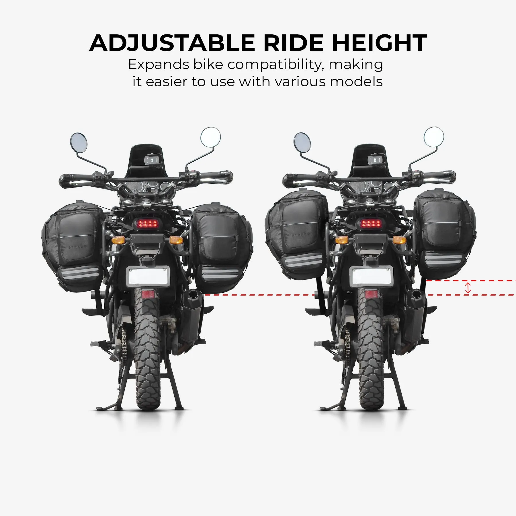 Daytona V2 Convertible Bike Saddle Bag / Trekking Bag